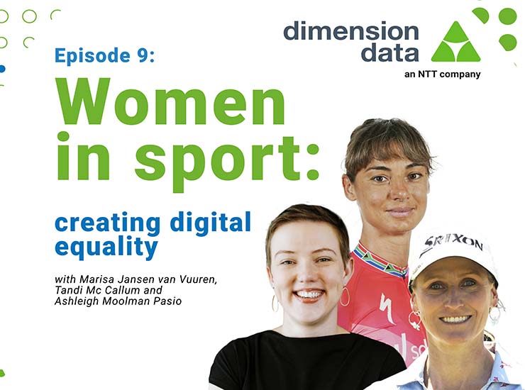 podcast episode 9 - women in sport - creating digital equality